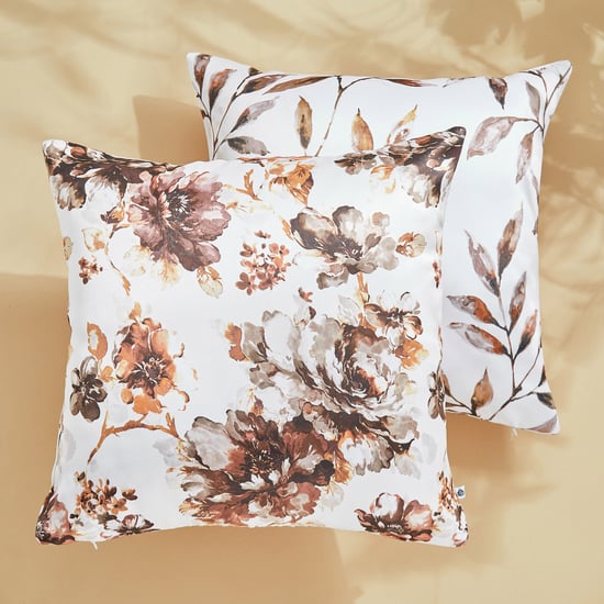 Corsica Florish Set of 2 Printed Cushion Covers - 40x40cm