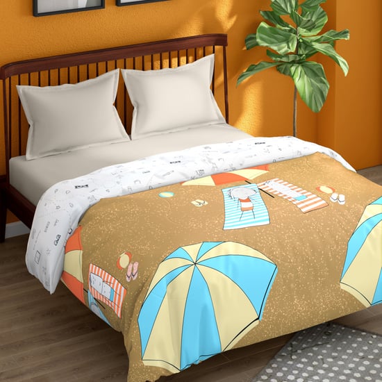 PORTICO Happiness Is Cotton Printed Double Comforter