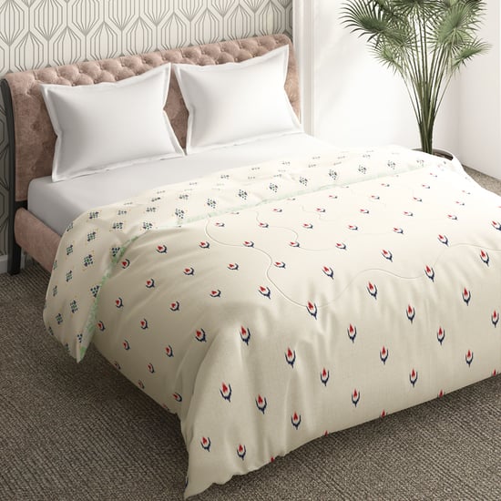 PORTICO Patola Cotton Printed Double Comforter