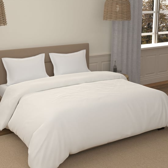 PORTICO Satin Premium Cotton Double Duvet Cover