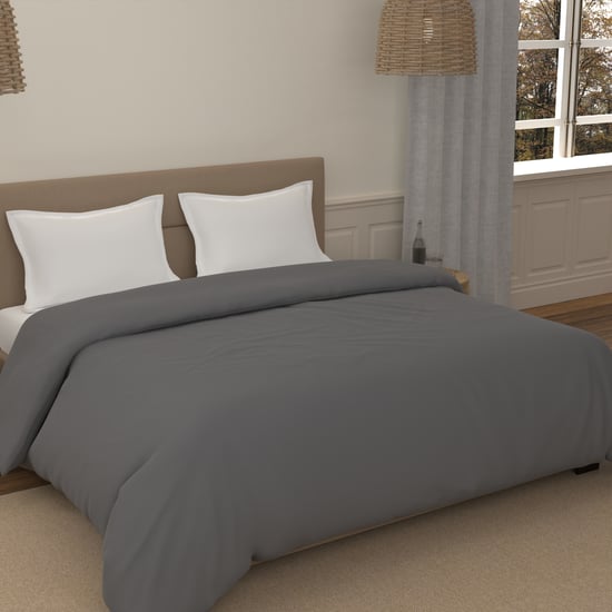 PORTICO Satin Premium Cotton Double Duvet Cover