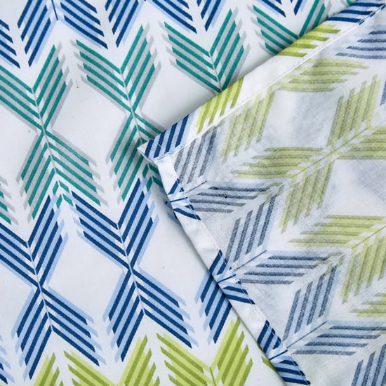 Ezra Camden Cotton 144TC Printed 3Pcs Queen Bedsheet Set
