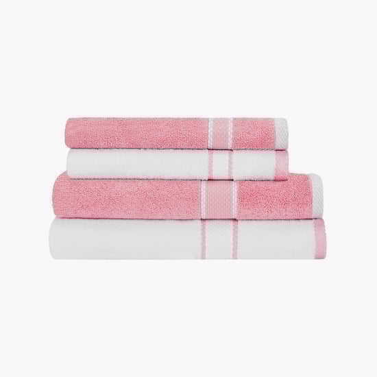 PORTICO Luxuria Set of 4 Cotton Bath and Hand Towels