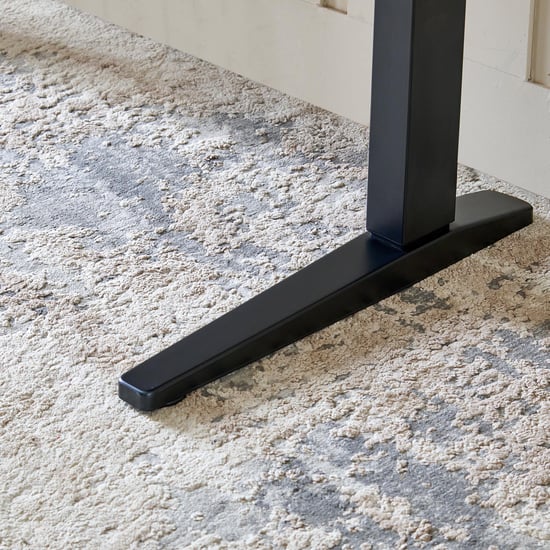 Ascent Solid Wood Top Adjustable Smart Study Desk - Oak