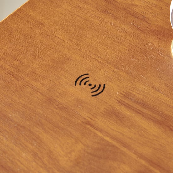 Ascent Solid Wood Top Adjustable Smart Study Desk - Oak