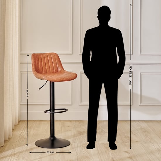 Amanda Bar Chair - Brown