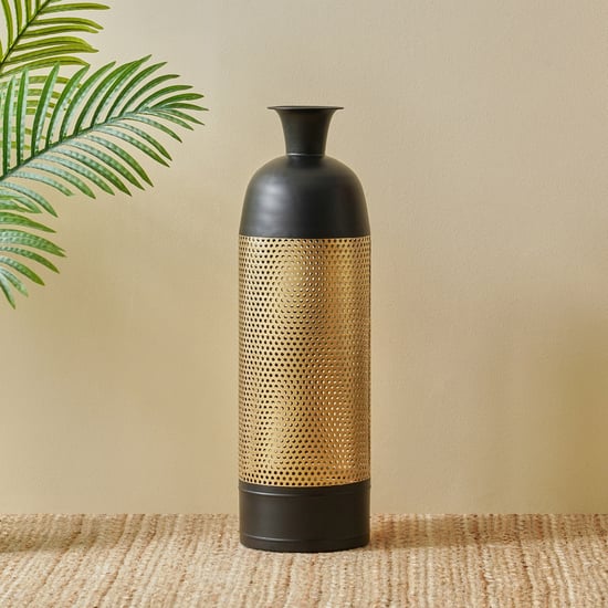 Corsica Ailbern Metal Jaali Floor Vase