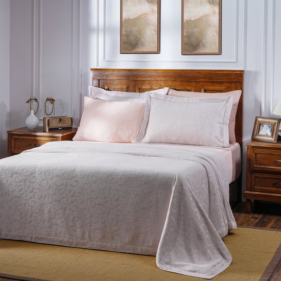 MASPAR Vintage Acanthus Serenity Jacquard Double Bed Cover