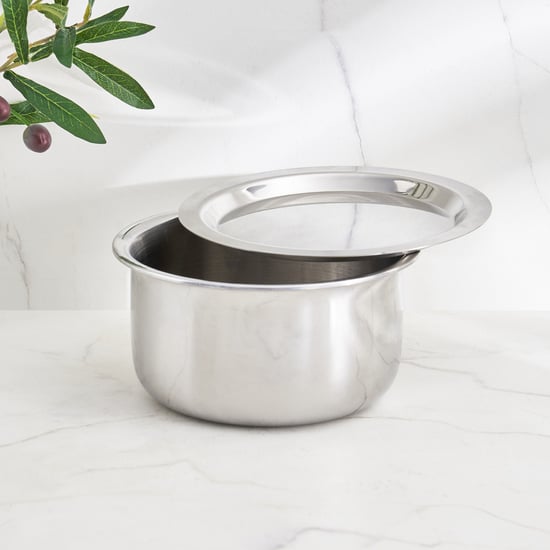 Corsica Aresco Triply Stainless Steel Tope with Lid - 1.25L