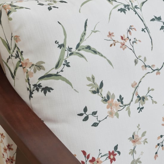 Helios Zara Fabric 3+2 Seater Sofa Set - White