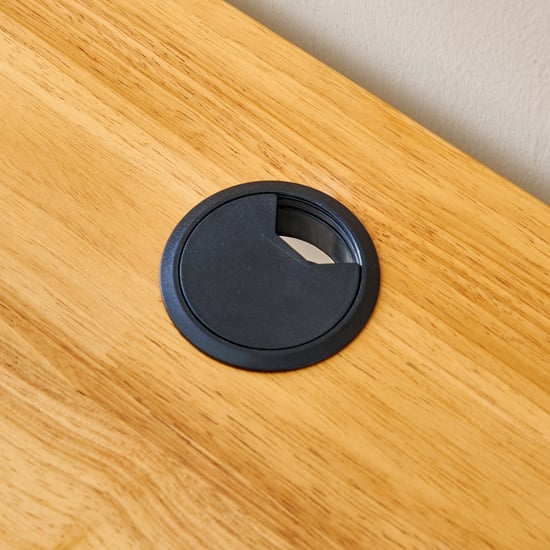 Ascent Solid Wood Top Adjustable Smart Study Desk - Oak