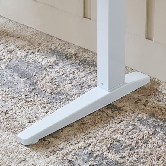 Ascent Solid Wood Top Adjustable Smart Study Desk - Oak