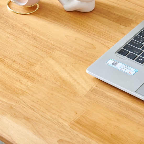 Ascent Solid Wood Top Adjustable Smart Study Desk - Oak