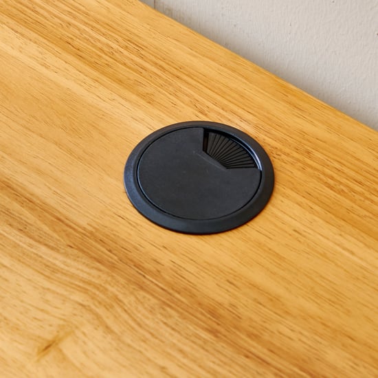 Ascent Solid Wood Top Adjustable Smart Study Desk - Oak