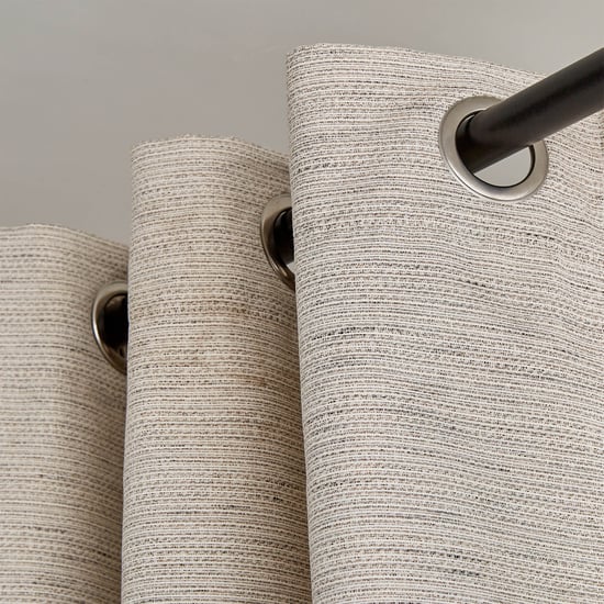 Drift Set of 2 Jacquard Blackout Window Curtains