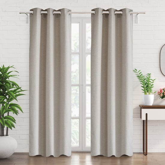 Drift Set of 2 Jacquard Blackout Door Curtains