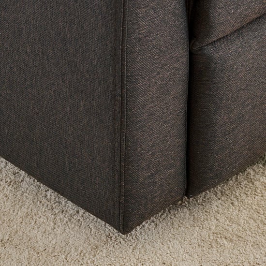 Helios Toledo Fabric 3+1 Seater Recliner Set - Brown