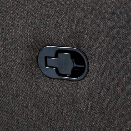 Helios Toledo Fabric 3+1 Seater Recliner Set - Brown