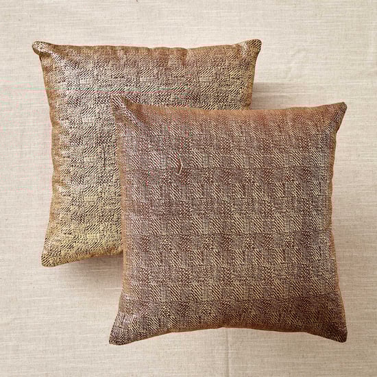 Celestial Set of 2 Foil Printed Cushion Covers - 40x40cm