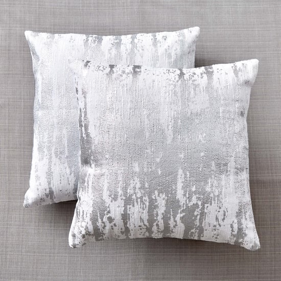 Celestial Set of 2 Foil Printed Cushion Covers - 40x40cm