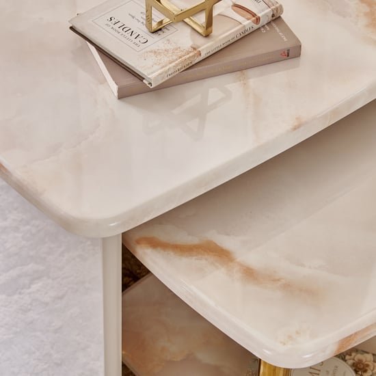 Vegas Nest of 2 Tables - Grey