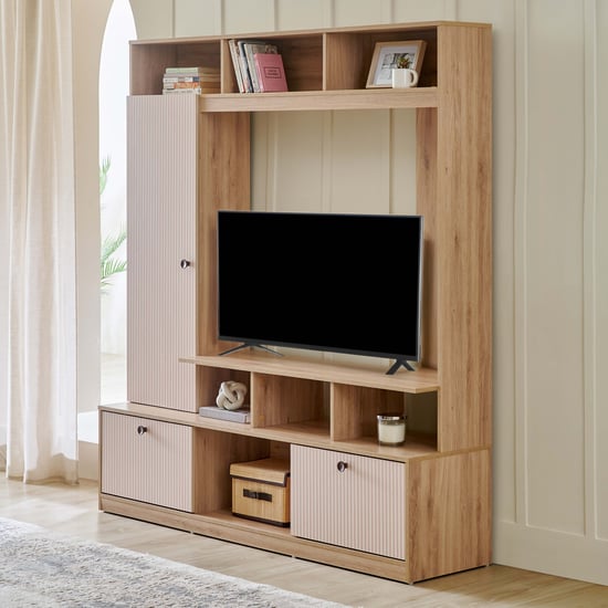 Lexus Entertainment Wall Unit - Oak