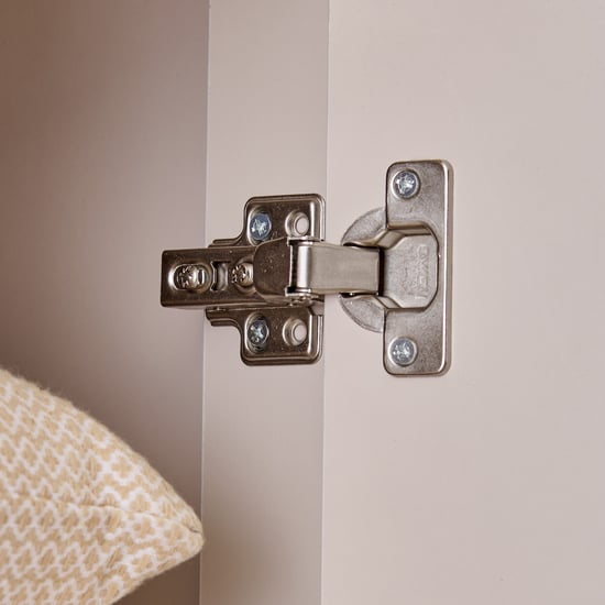 Vegas 2-Door Wardrobe with Mirror - Grey