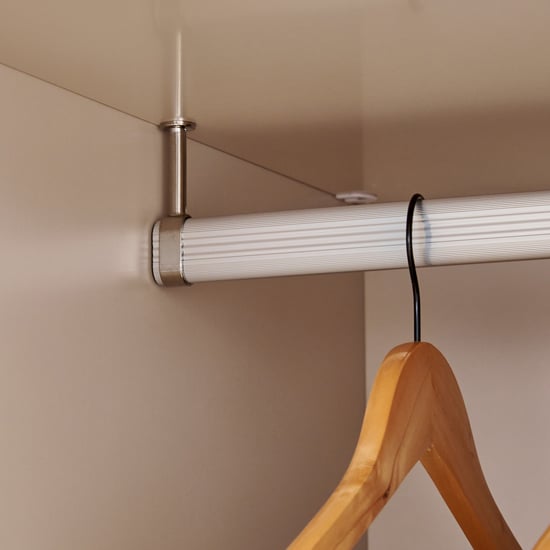 Vegas 3-Door Wardrobe with Mirror - Grey