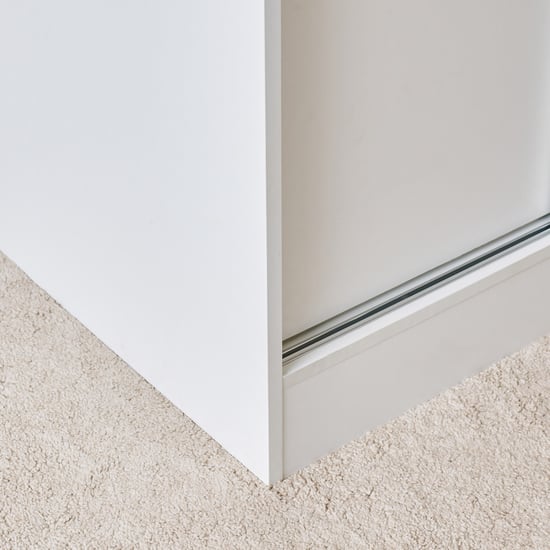 Helios Alton 2-Door Sliding Wardrobe - White