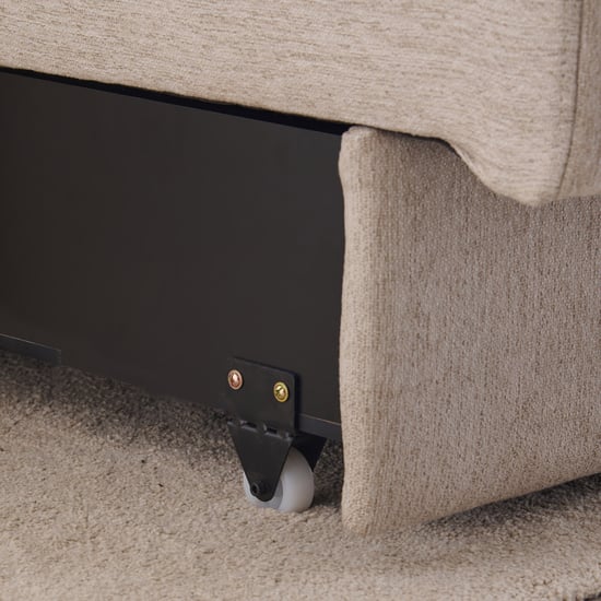 Bogota NXT Fabric 2-Seater Sofa Bed with Cushions - Beige