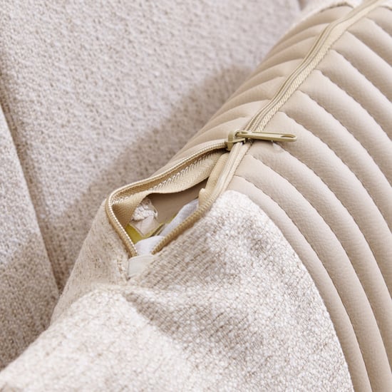 Bogota NXT Fabric 2-Seater Sofa Bed with Cushions - Beige