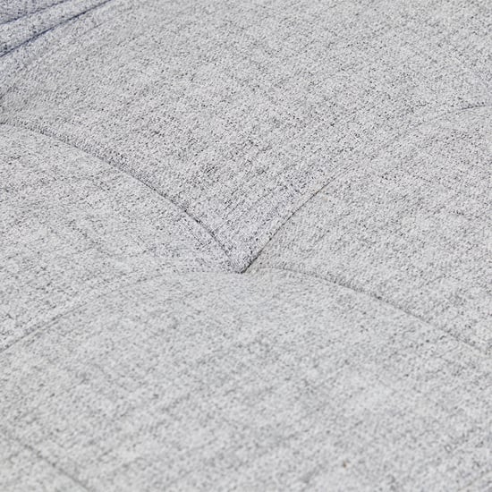 Claudia Fabric 3-Seater Sofa Bed cum Lounger - Grey