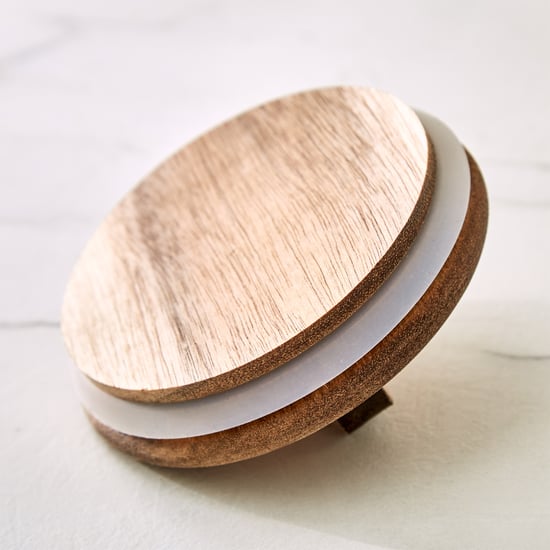 Chefs Pride Marcus Borosilicate Glass Jar with Acacia Wood Lid - 750ml