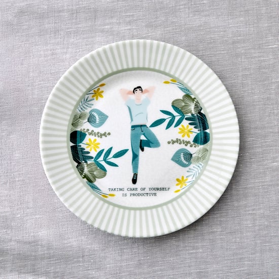Raisa Joven Bone Chine Printed Side Plate - 18.5cm