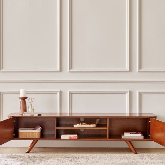 Mayfair Solid Wood TV Unit - Walnut