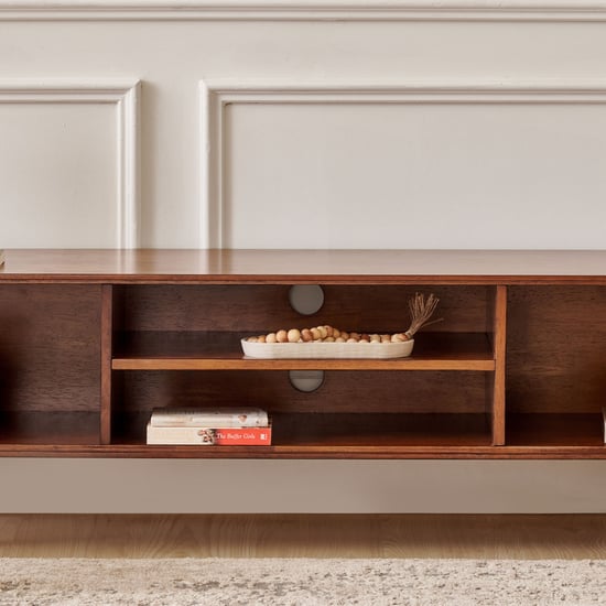 Mayfair Solid Wood TV Unit - Walnut