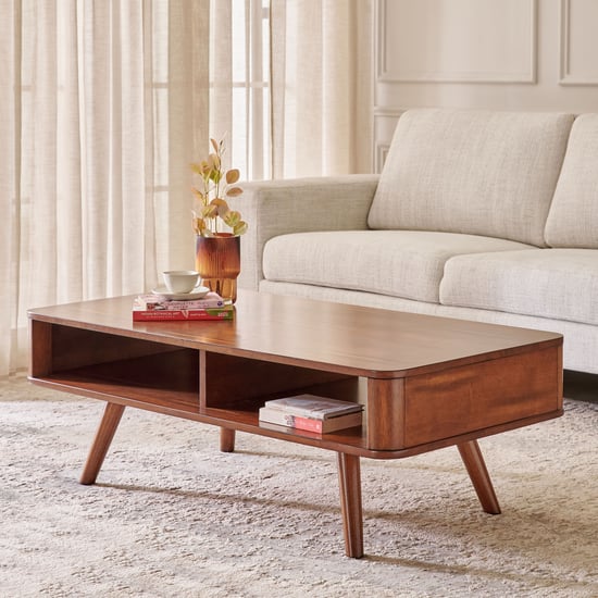 Mayfair Solid Wood Coffee Table - Walnut