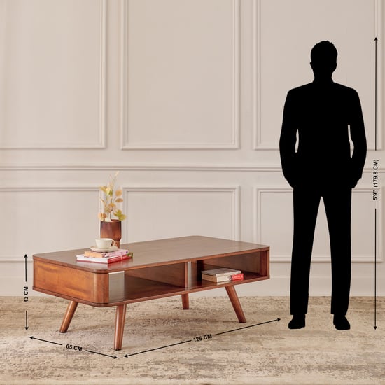 Mayfair Solid Wood Coffee Table - Walnut