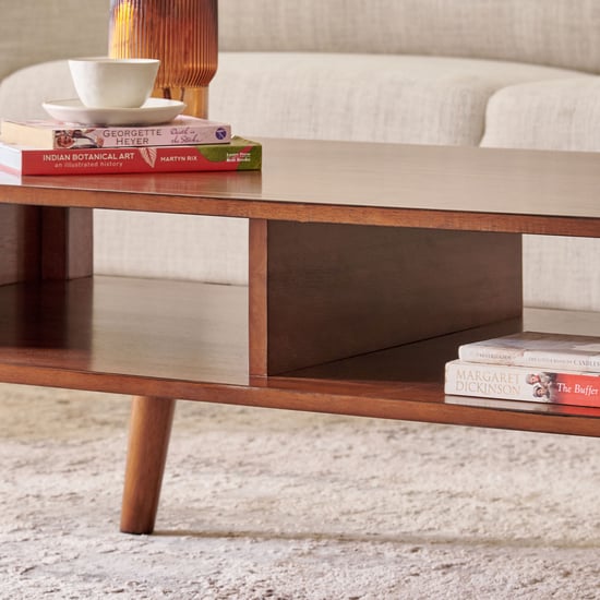 Mayfair Solid Wood Coffee Table - Walnut