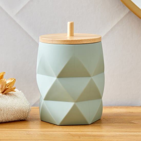 Intellio Boyle Cotton Jar with Bamboo Lid