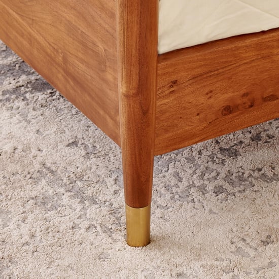 Amanda Acacia Wood Day Bed - Walnut