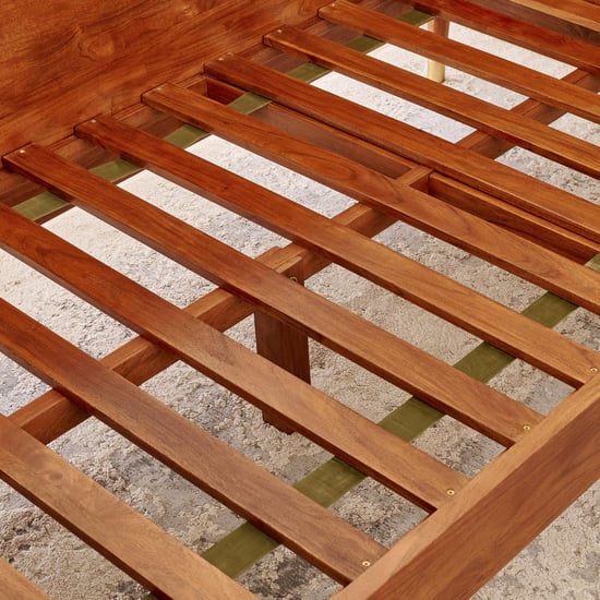 Amanda Acacia Wood Day Bed - Walnut