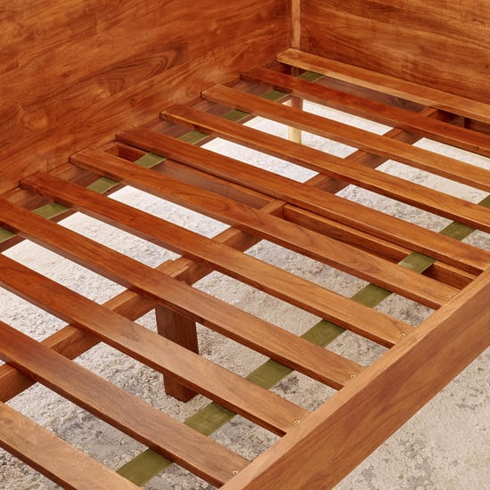 Amanda Acacia Wood Day Bed - Walnut