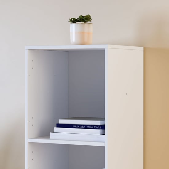 Helios Soho 3-Tier Open Book Shelf - White