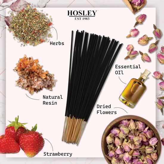 HOSLEY 240Pcs Strawberry Fields Incense Sticks