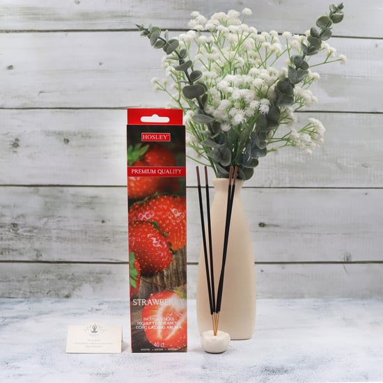 HOSLEY 240Pcs Strawberry Fields Incense Sticks