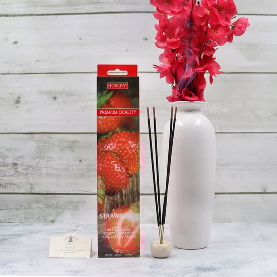 HOSLEY 240Pcs Strawberry Fields Incense Sticks