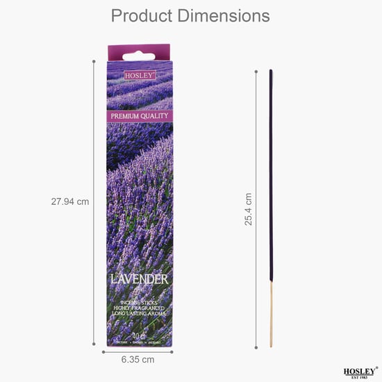 HOSLEY 240Pcs Lavender Fields Incense Sticks