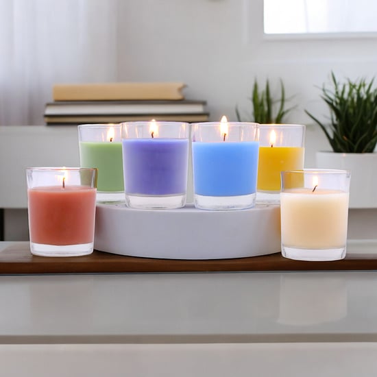 HOSLEY Set of 6 Multi Scented Votive Candles