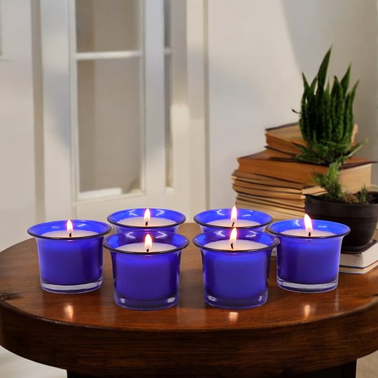 HOSLEY Set of 6 Lavender Scented Votive Candles